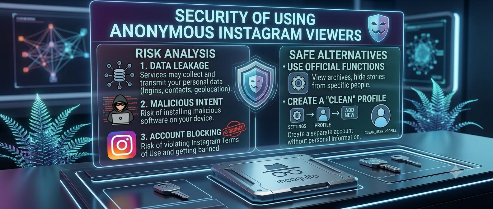 Est-il sûr d'utiliser des visionneuses Instagram anonymes ? (2026)